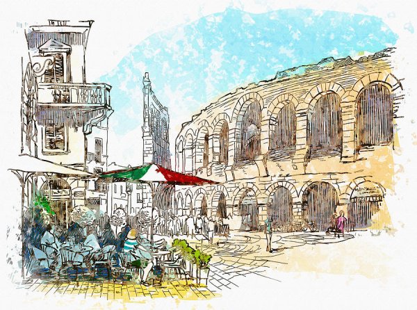 Нарисовать Италию