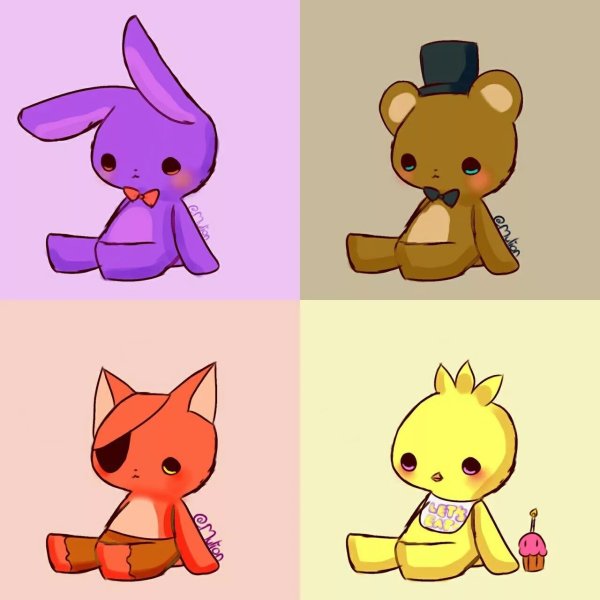 Милые рисунки ФНАФ