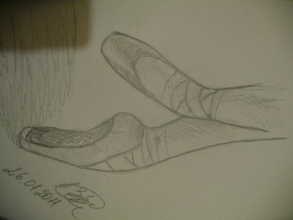 Пуанты простым карандашом