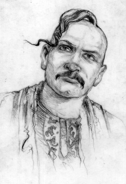 Рисунок к рассказу Тарас Бульба