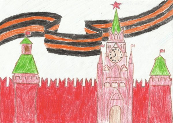 Рисование парад Победы
