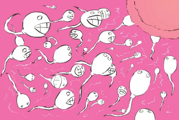 Сперматозоид мультяшный