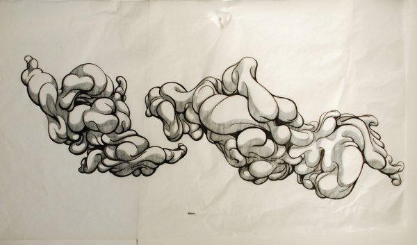 Нарисованный дым