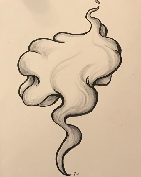 Нарисованный дым