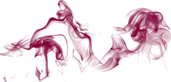 Сигаретный дым на прозрачном фоне