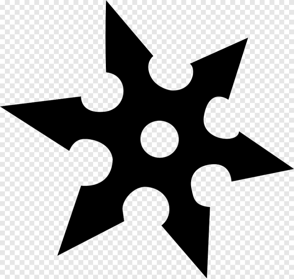 Контур сюрикен Наруто