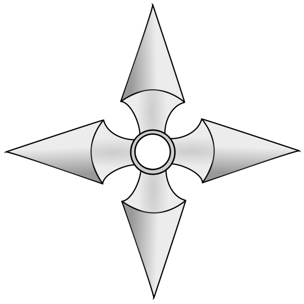 Чертеж сюрикена Наруто