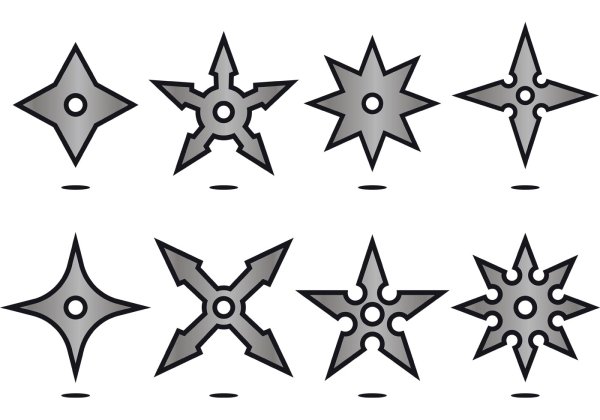 Наруто сюрикен вектор