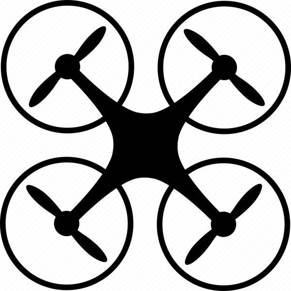 Квадрокоптер схематично