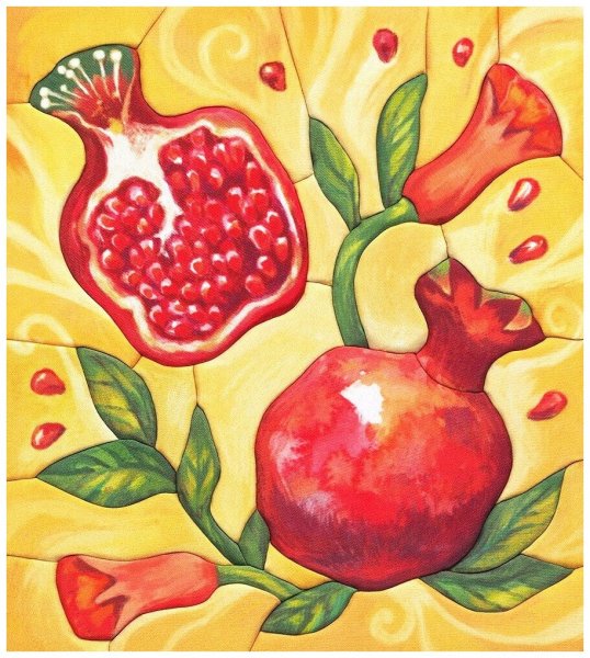 Декоративная живопись фрукты