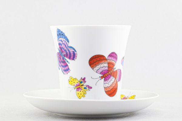 Бокал с блюдцем ф. Ленинградский рис. Вьюнок