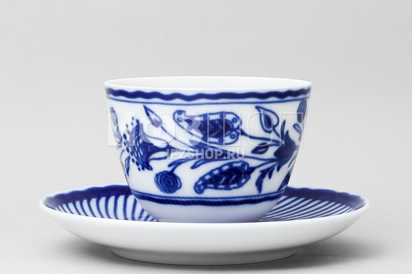 Чайная чашка с блюдцем «в сторону Востока» на форме «Весенняя».