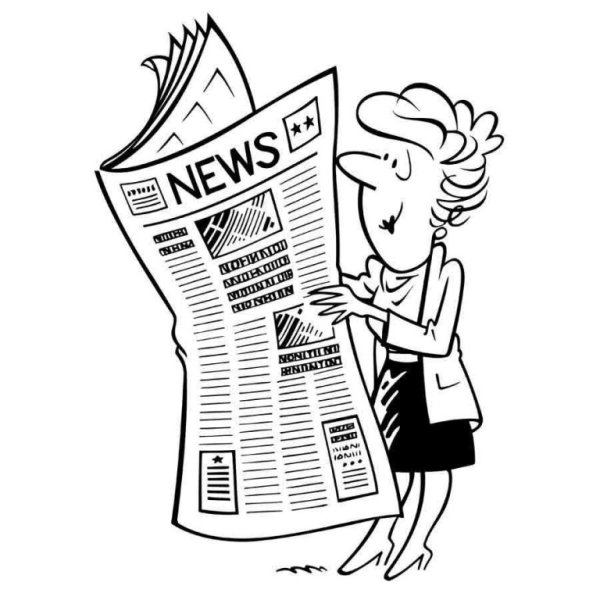 Нарисованная газета