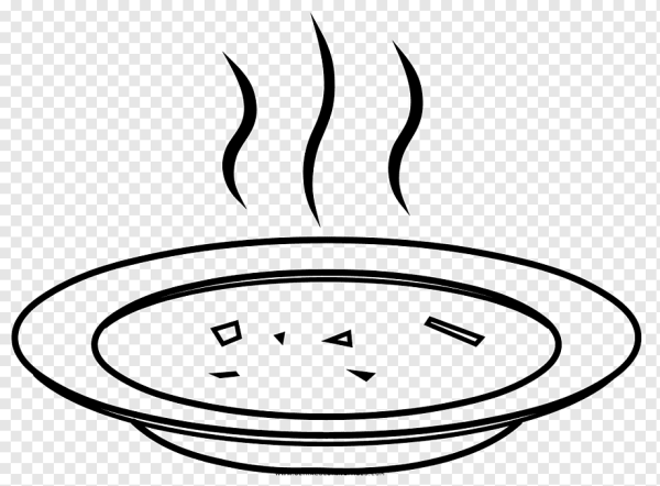 Тарелка раскраска для детей