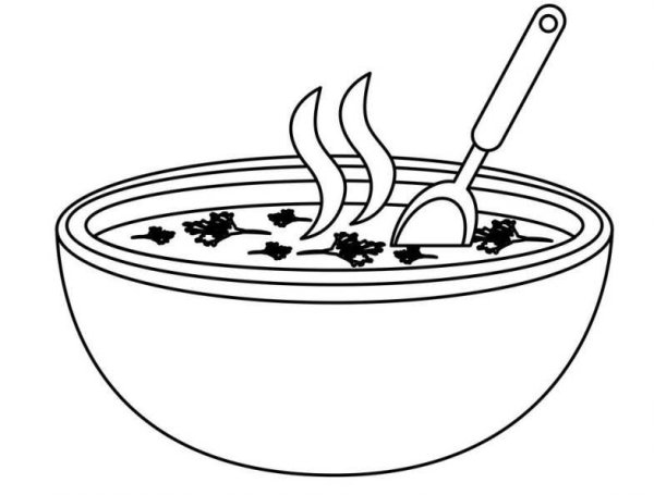 Раскраска каша