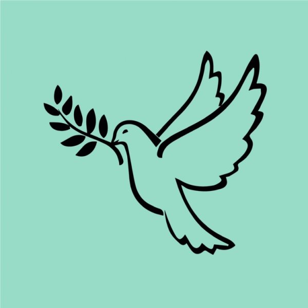 Голубь с веткой