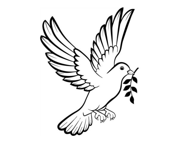 Птица свободы раскраска