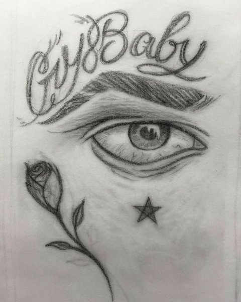 Лил пип срисовка легкая