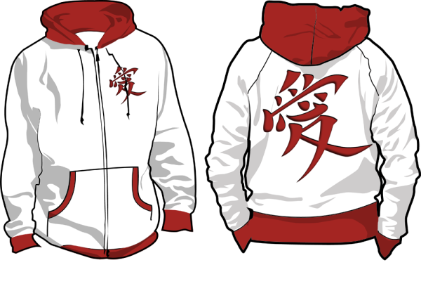 Толстовка шаблон для рисования