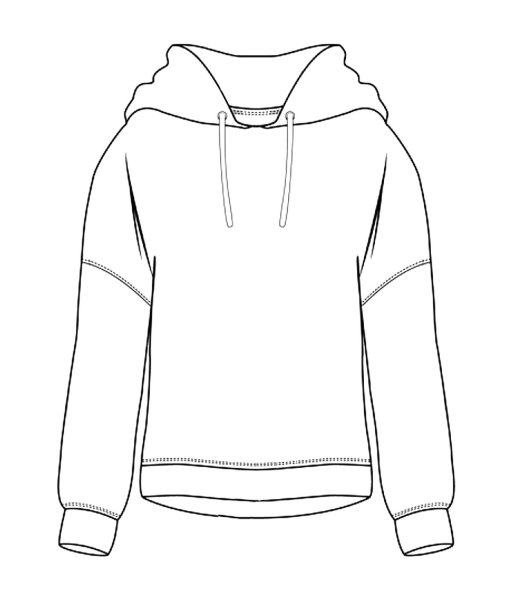 Толстовка Hoody с капюшоном вектор