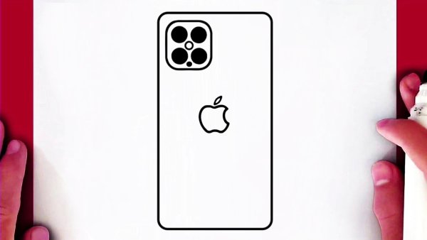 Айфон 12 рисунок