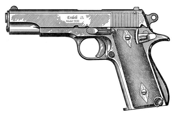Colt 1911 чертеж