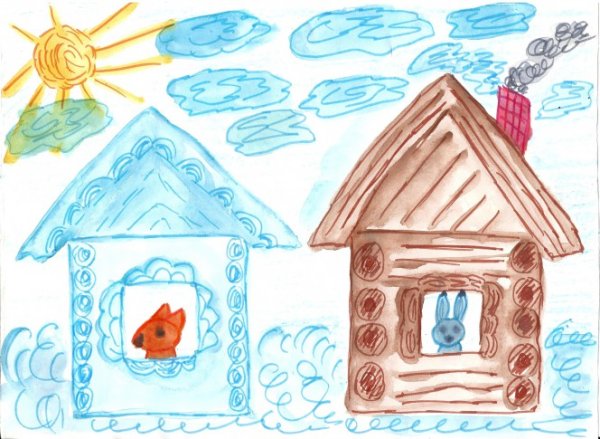 Лубяная избушка зайца