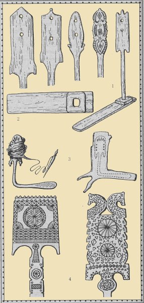 Древнерусская корневая прялка