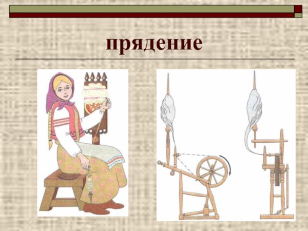 Прядение и Ткачество