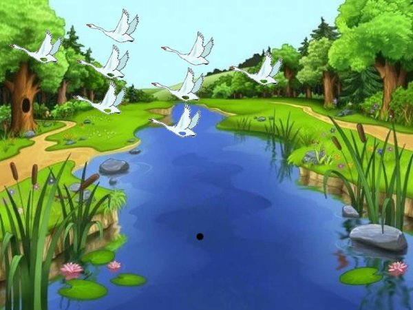 Речка мультяшная