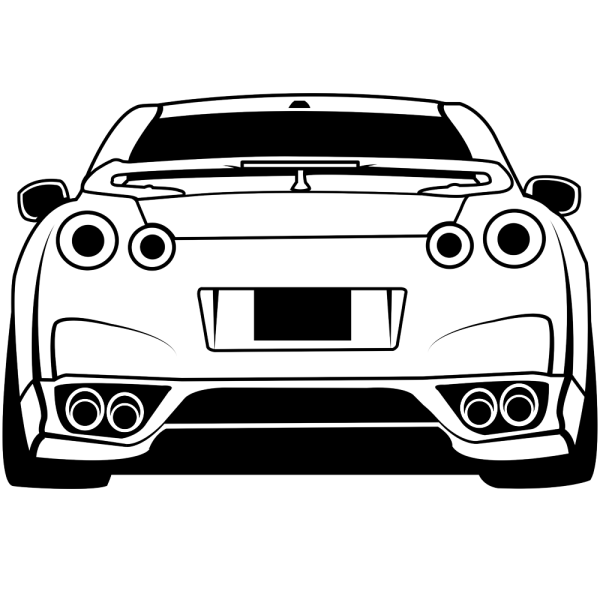 Nissan Skyline GTR 35 карандаш