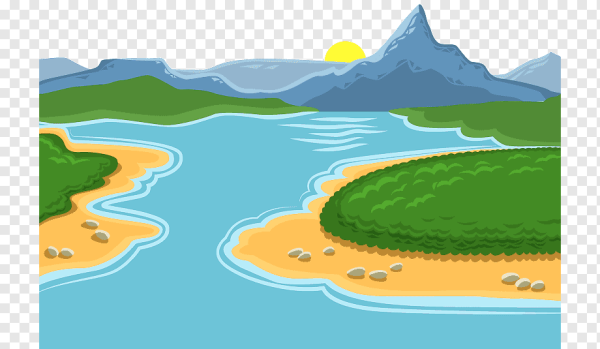 Речка мультяшная