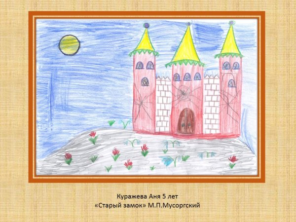 Модест Петрович Мусоргский старый замок рисунки