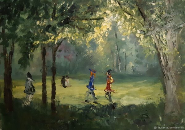 Картина Мусоргского прогулка