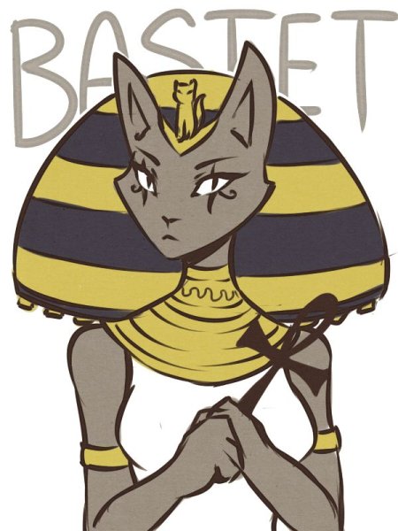Бастет рисунок