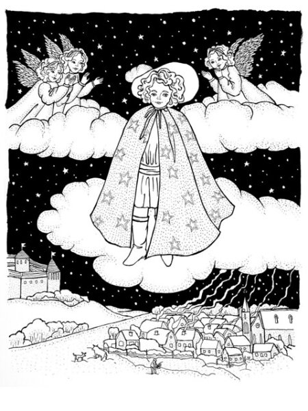 Оскар Уайльд мальчик звезда иллюстрации