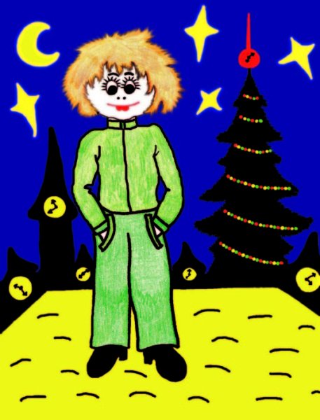 Звёздный мальчик, нарисовать