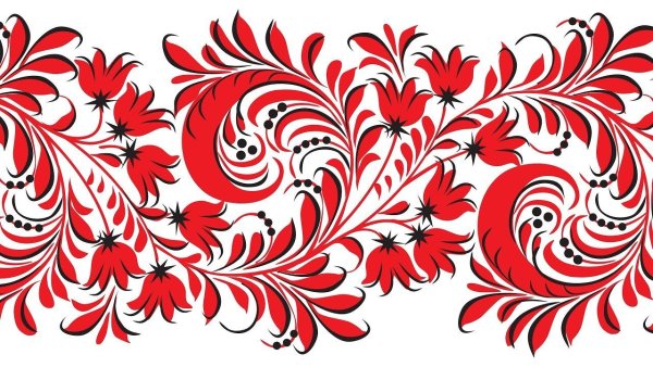 Народный орнамент Хохлома