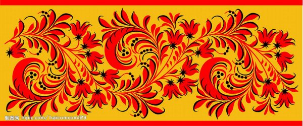 Русские народные росписи Хохломская