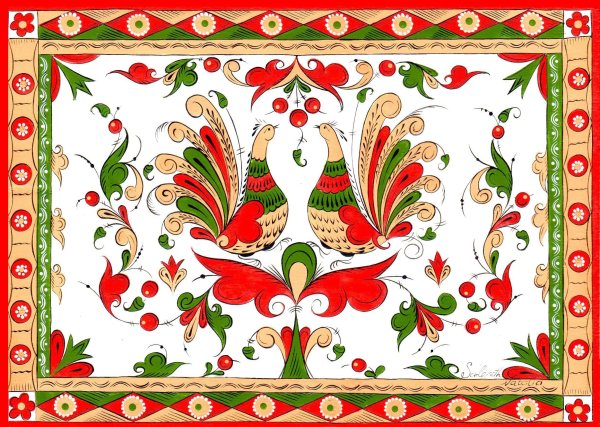 Росписи Северной Двины пермогорская