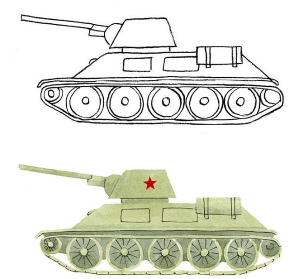 Рисунок танка