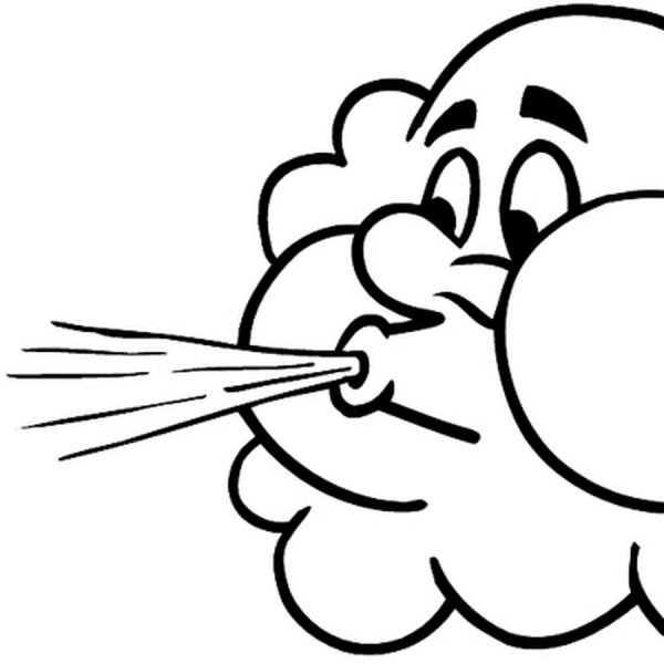 Осеннее дерево на ветру