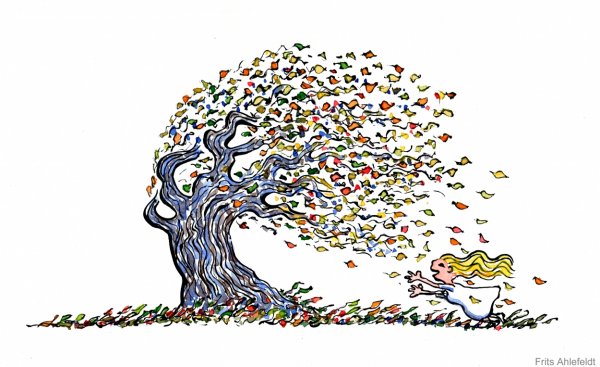 Осенние зарисовки карандашом