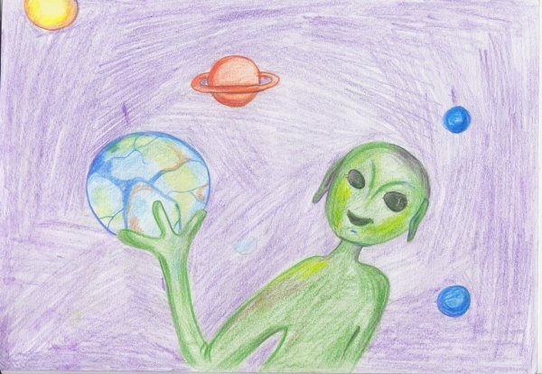 Рисунки на тему инопланетяне