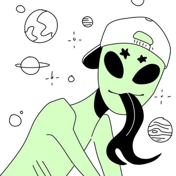 Пришельцы для детей для рисования