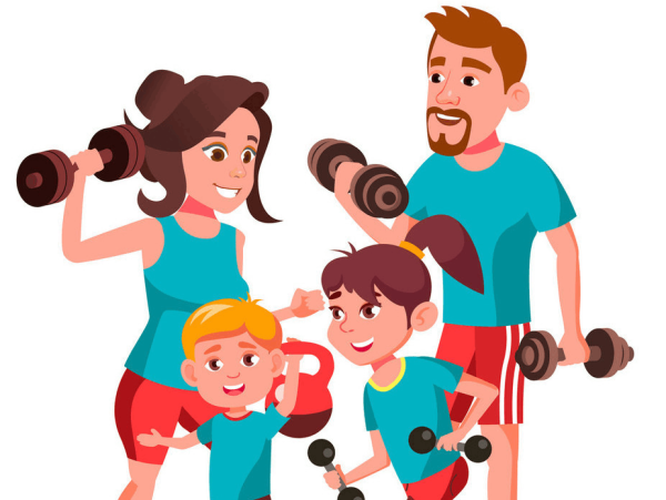 Мама папапа я спортивная семья