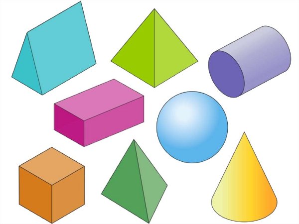 Объемные геометрические фигуры