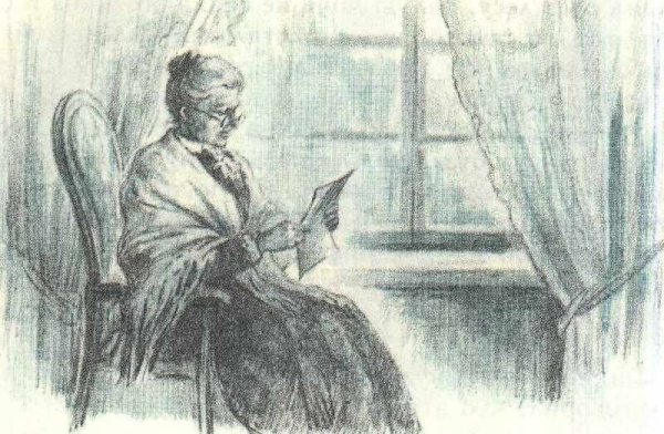 Иллюстрация к няне Пушкина