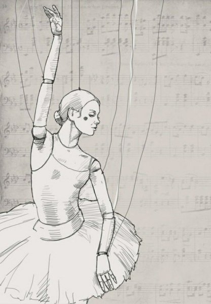 Марионетка балерина