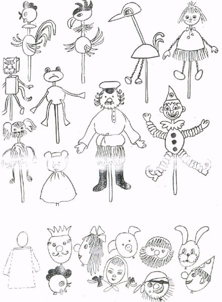 Кукольный театр рисование